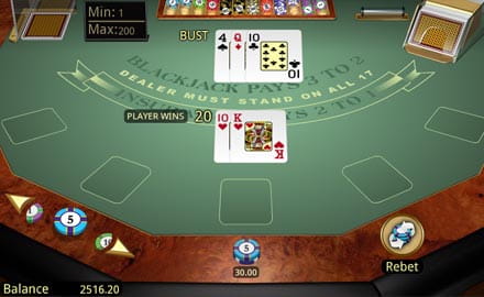 Mobiles Blackjack im Royal Vegas Casino