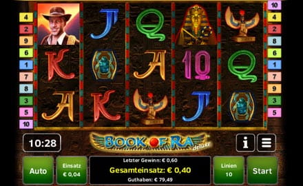 Book of Ra Deluxe Slot im Stargames Handy Casino