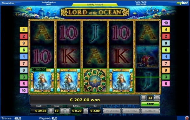 Lord of the Ocean Spielautomat
