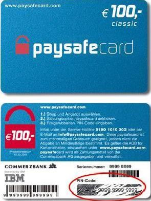 paysafe card